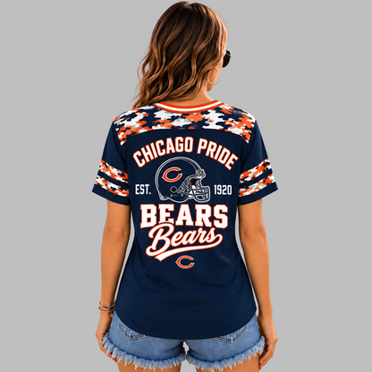 CHI Premium NFL All-American Camo V-neck