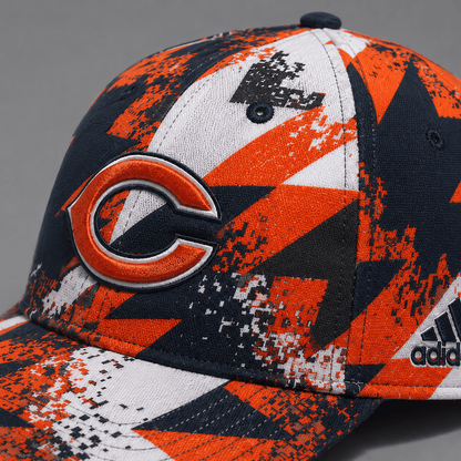 CHI Premium NFL Sports Fan Geometric Pattern Baseball Cap