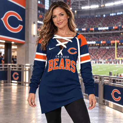 CHI x NFL Game Day Spirit Lace-Up Sweatshirt