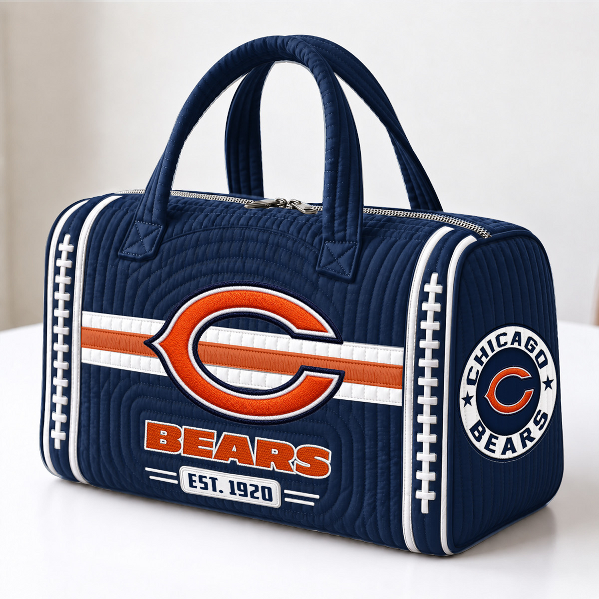 CHI x NFL Quilted Luggage Travel Bag