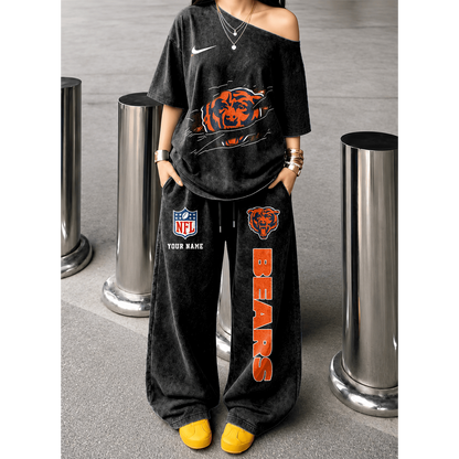 CHI x NFL Relaxed Fit Two Piece Sportswear Set