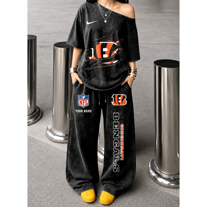 CIN x NFL Relaxed Fit Two Piece Sportswear Set