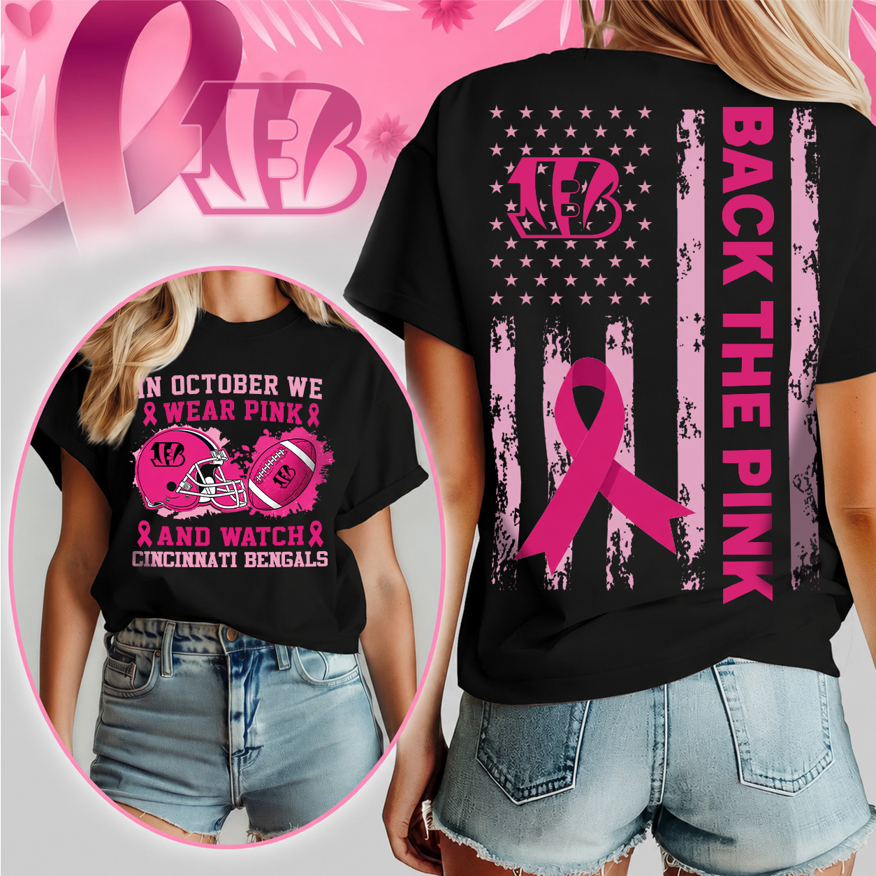 CIN x Pink Out Breast Cancer Shirt