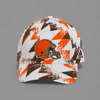 CLE Premium NFL Sports Fan Geometric Pattern Baseball Cap