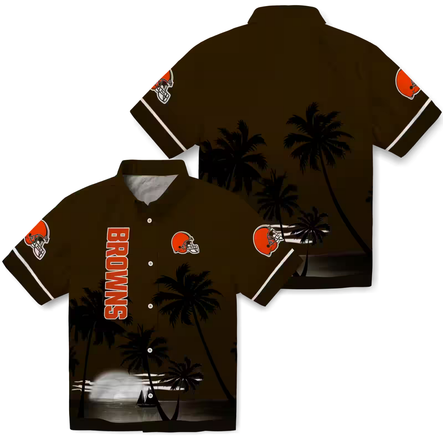 CLE x NFL Hawaiian Shirt ’??? Beach Sunset DATND TANTD 270526