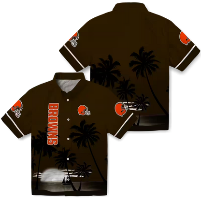 CLE x NFL Hawaiian Shirt ’??? Beach Sunset DATND TANTD 270526