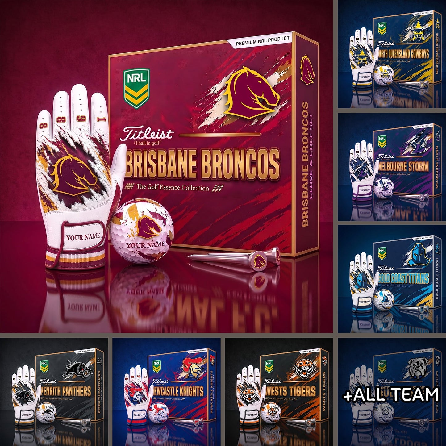 SIGNATURE NRL ELITE BESPOKE GOLF SET COLLECTION– Limited Edition MT TK 0608