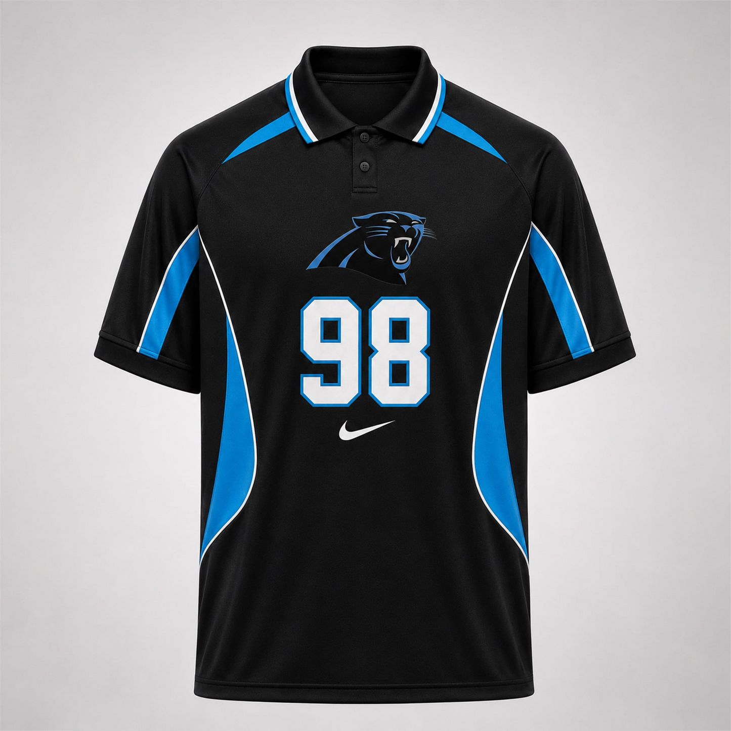 CP Premium NFL Custom Number Sports Style Polo Shirt