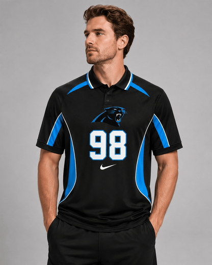 CP Premium NFL Custom Number Sports Style Polo Shirt