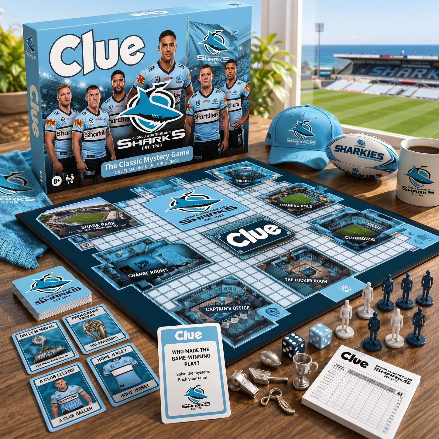 CRO X NRL THE MATCHDAY MYSTERY – PREMIUM COLLECTOR BOARD GAME