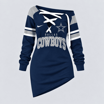 DAL x NFL Game Day Spirit Lace-Up Sweatshirt