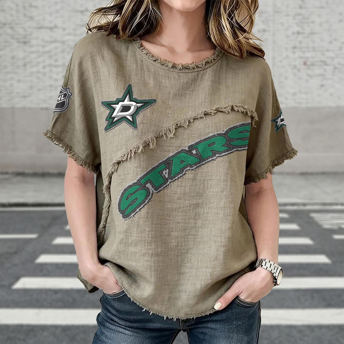DAL x NHL Women’???s Vintage O-Neck 2905 DatND DVT