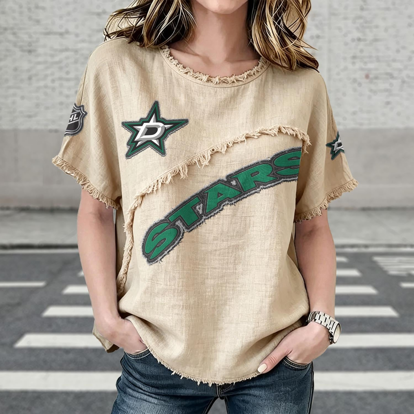 DAL x NHL Women’???s Vintage O-Neck 2905 DatND DVT