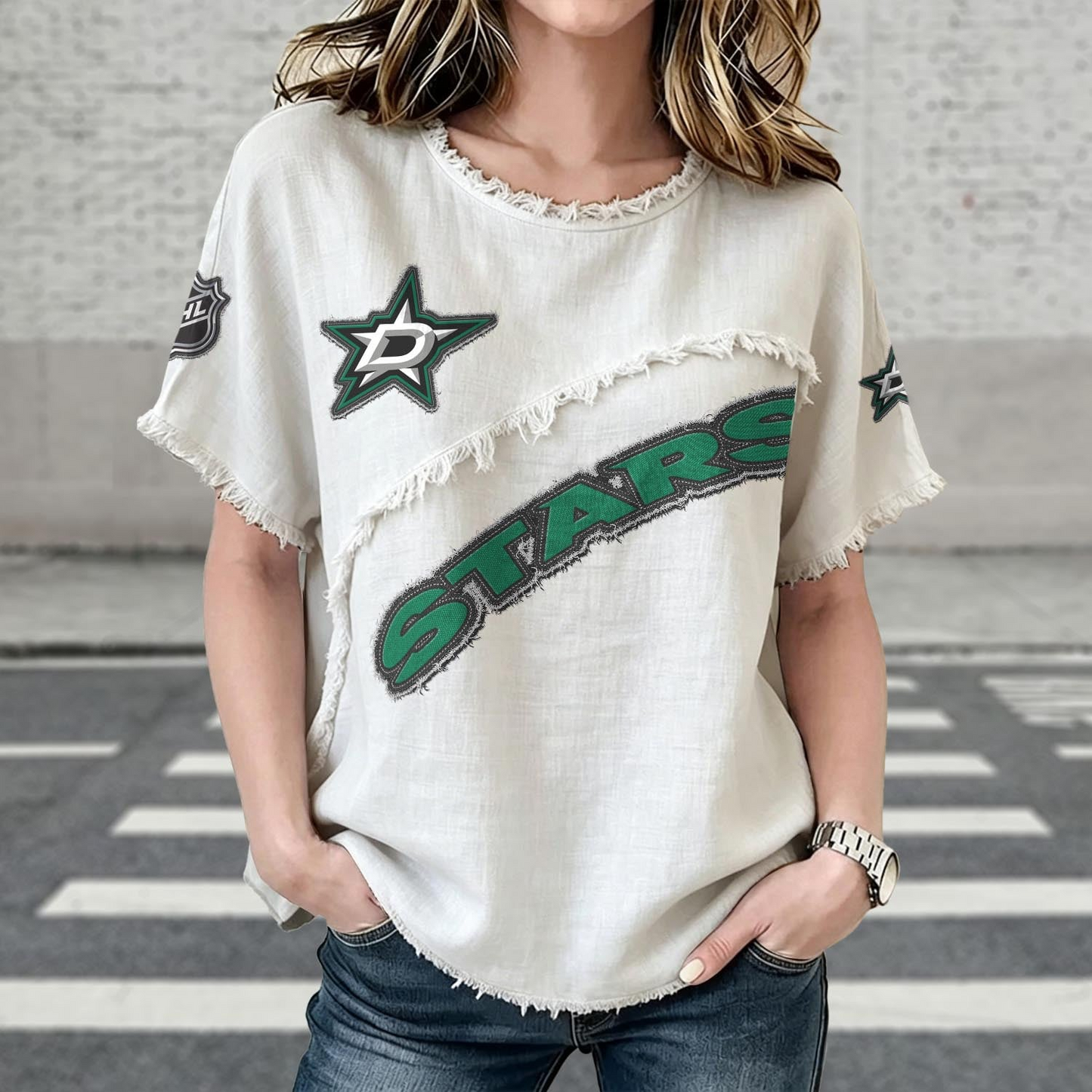 DAL x NHL Women’???s Vintage O-Neck 2905 DatND DVT