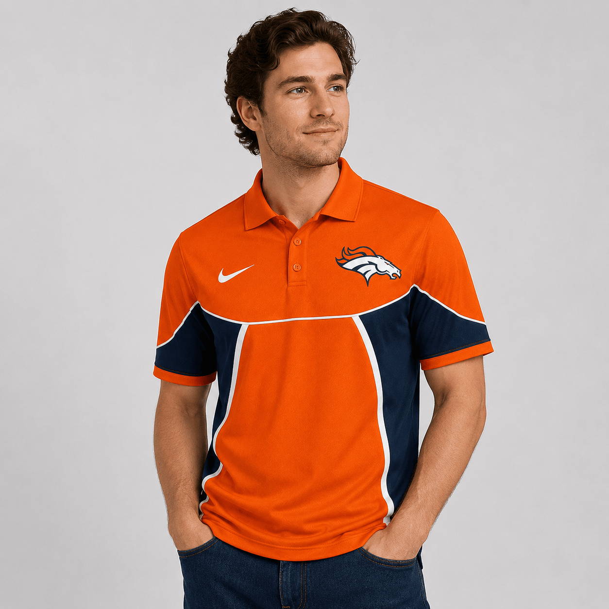 DB Premium NFL Personalized Sports Style Polo Shirt