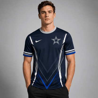 DC x NFL Custom Name Number Personalized Athletic T-Shirt