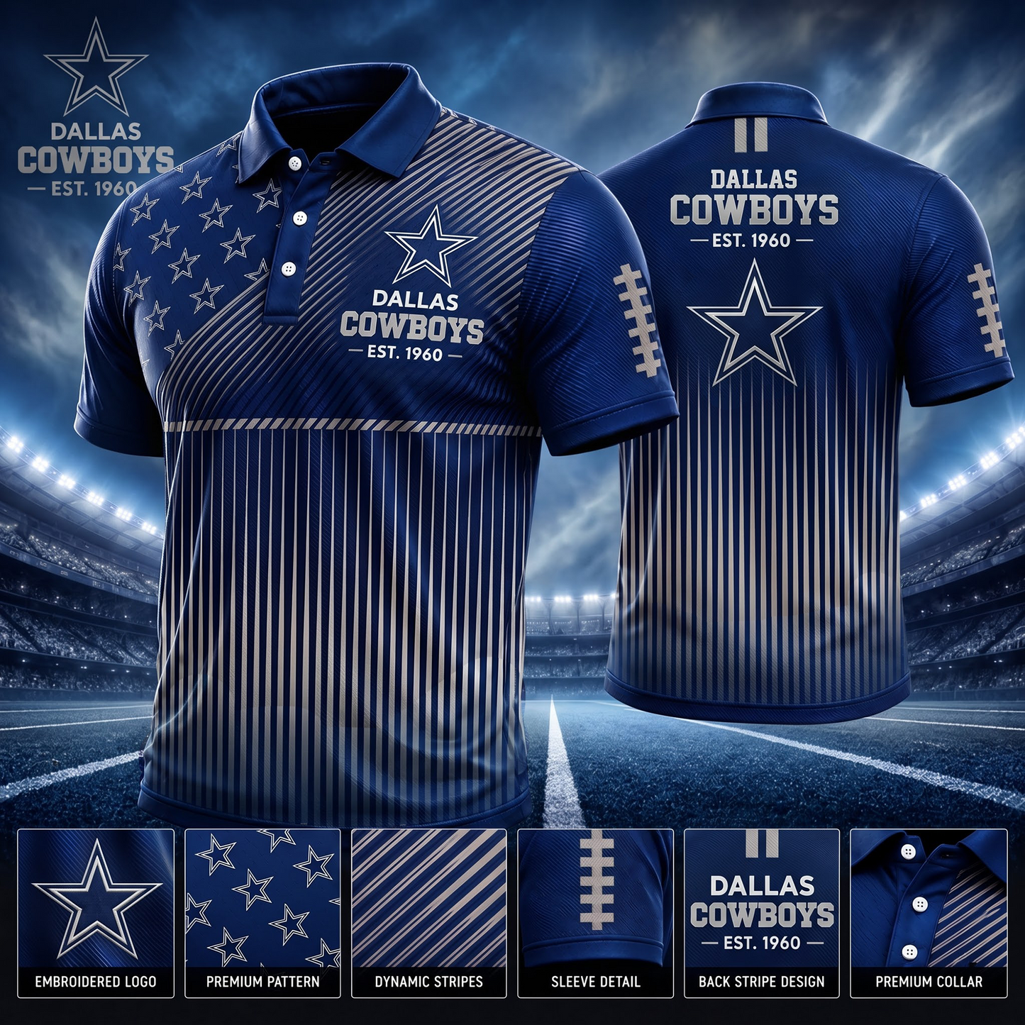 DC_NFL Premium Polo Shirt – Limited Edition