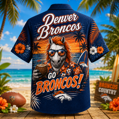 DEN x NFL Premium Beach Vibes Hawaiian Shirt