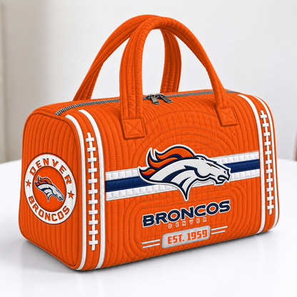 DEN x NFL Quilted Luggage Travel Bag