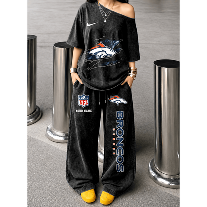 DEN x NFL Relaxed Fit Two Piece Sportswear Set