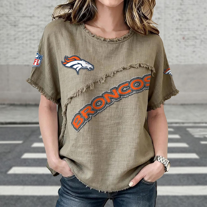 DEN x NFL Women’???s Vintage O-Neck 2905 DatND DVT