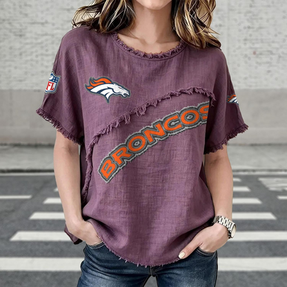 DEN x NFL Women’???s Vintage O-Neck 2905 DatND DVT
