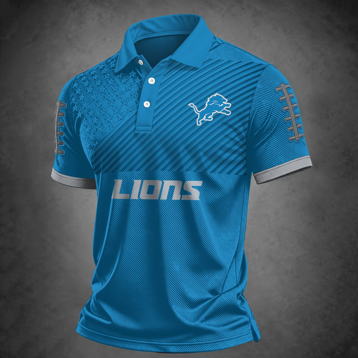 DET x NFL Premium Polo Shirt