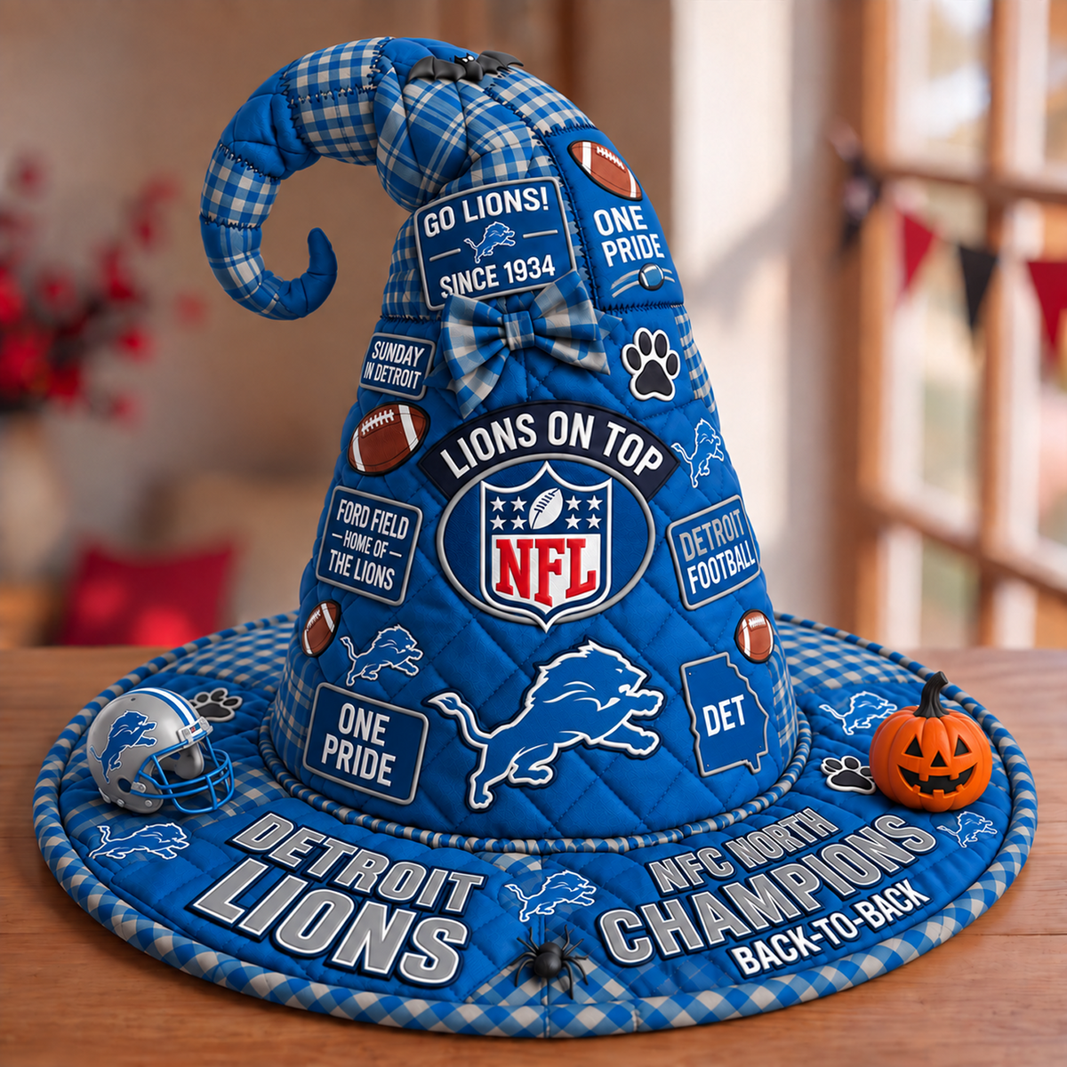 DET x NFL Quilted Witch Hat