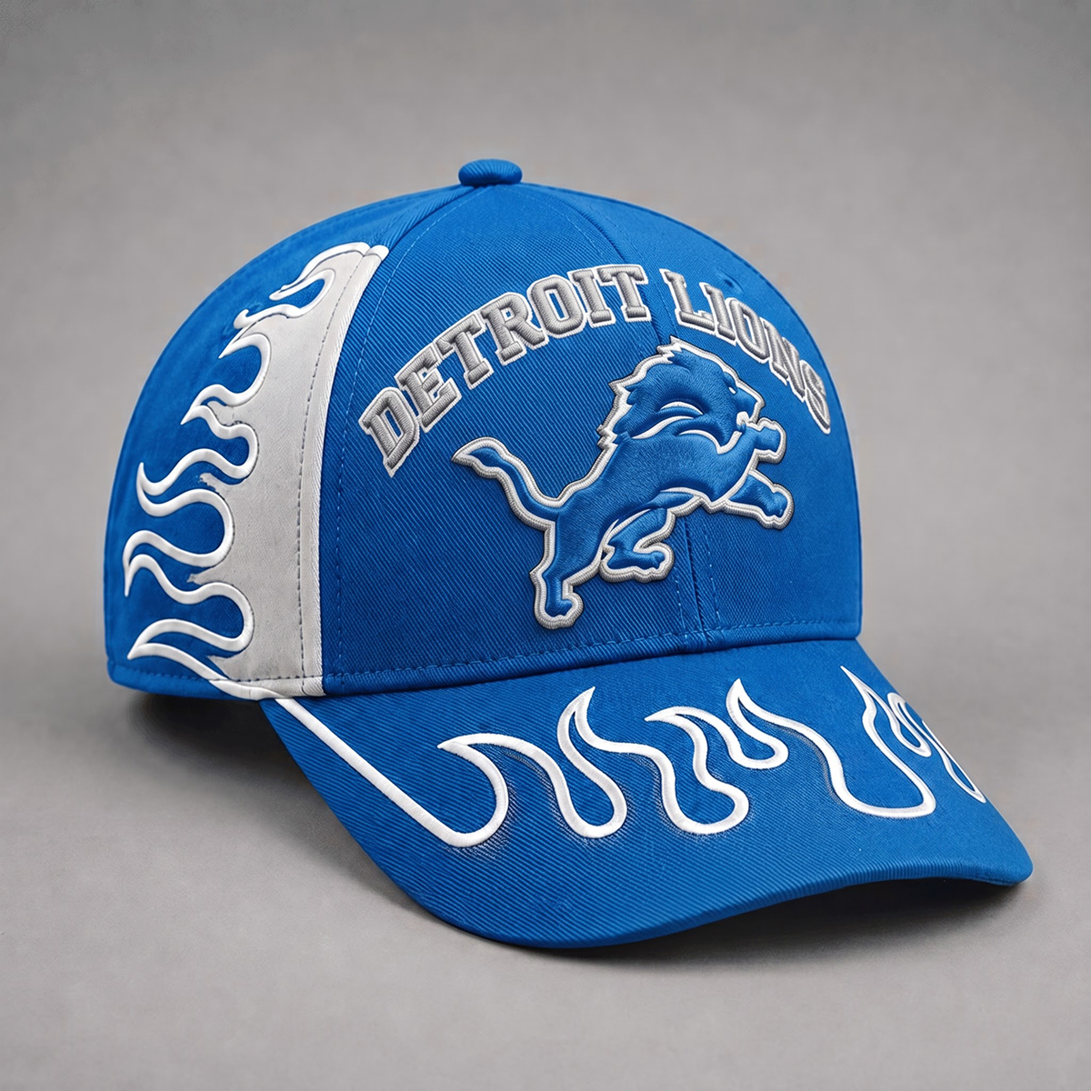 DL Premium NFL Flame Curved Brim Baseball Cap
