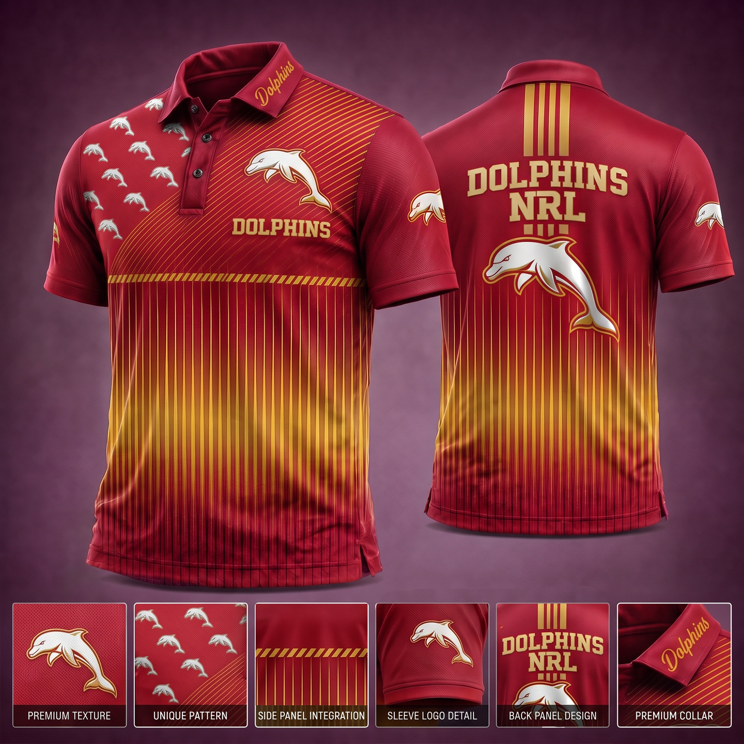 DOL_ PREMIUM NRL EXCLUSIVE POLO SHIRT LIMITED EDITION