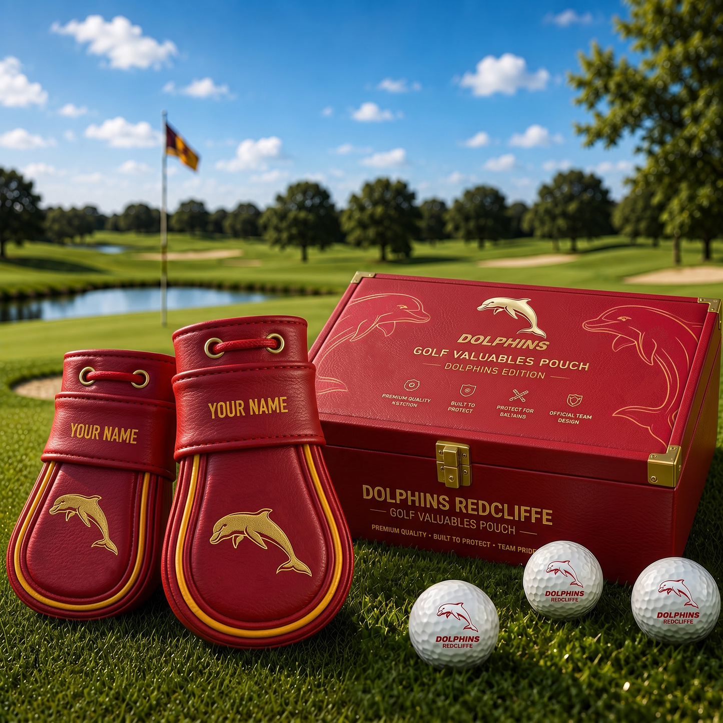 DOL_NRL Premium Golf Valuables Pouch