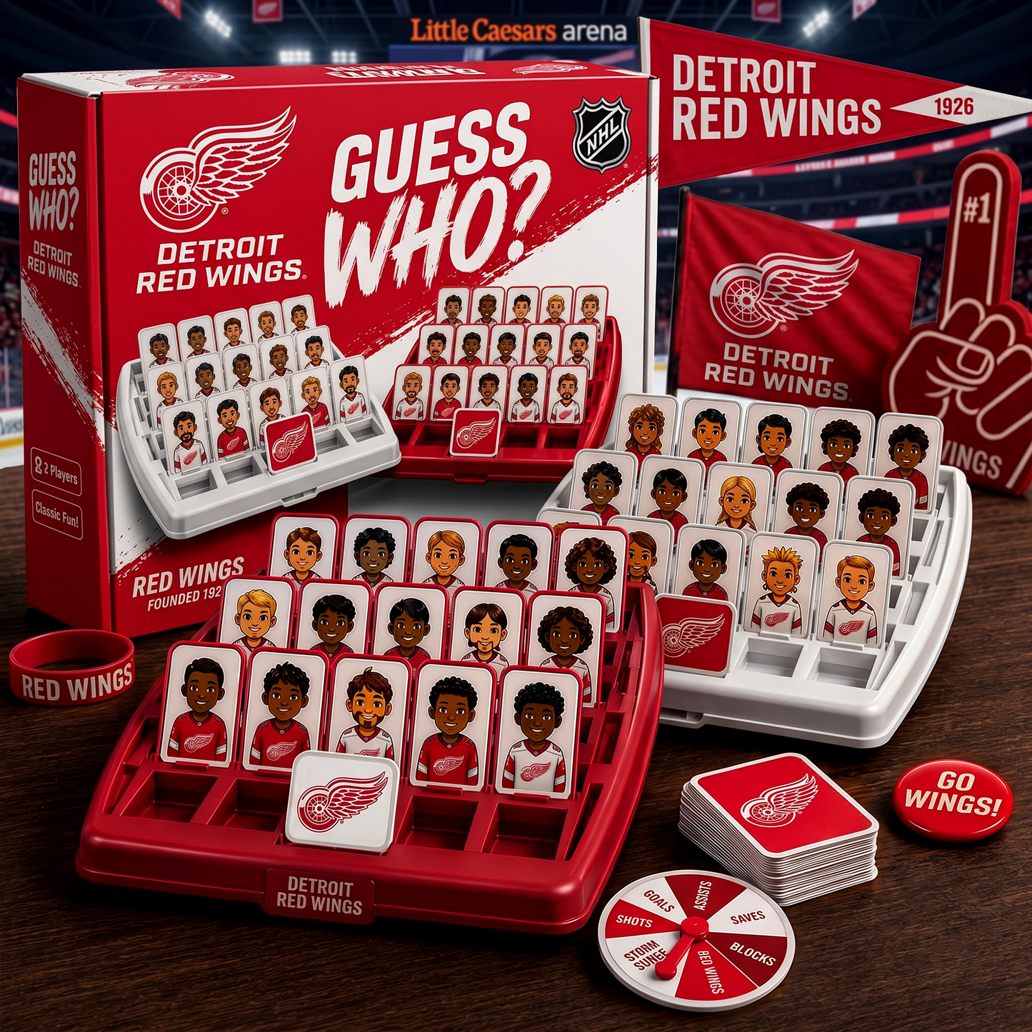DRW_NHL ELITE FAN GUESS WHO BOARD GAME – COLLECTOR EDITION