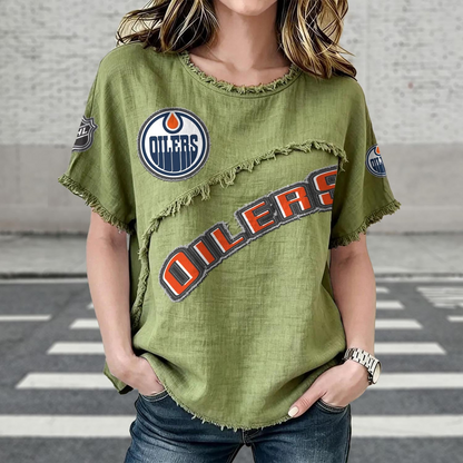 EDM x NHL Women’???s Vintage O-Neck 2905 DatND DVT