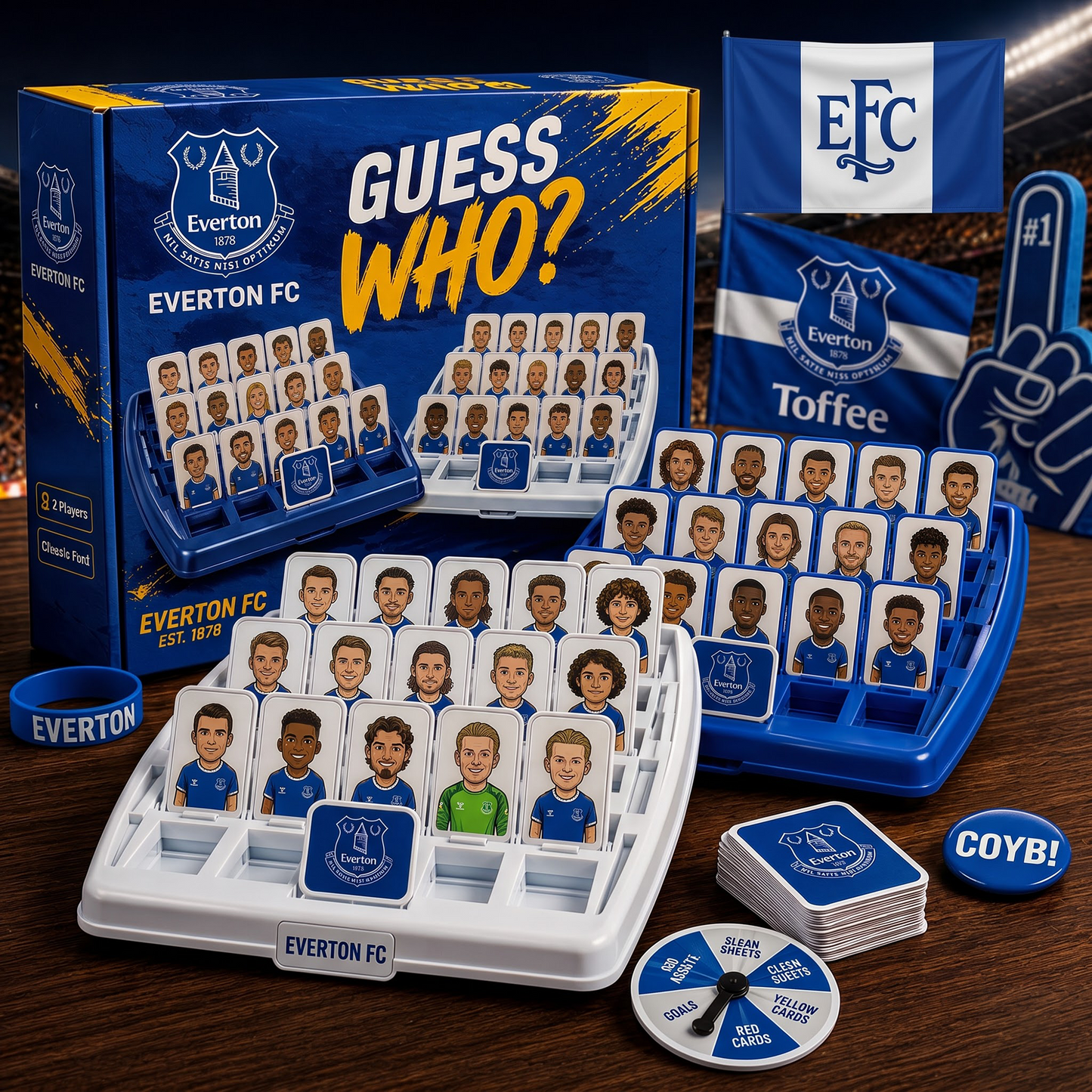 EVE X EPL ELITE FAN GUESS WHO BOARD GAME – COLLECTOR EDITION