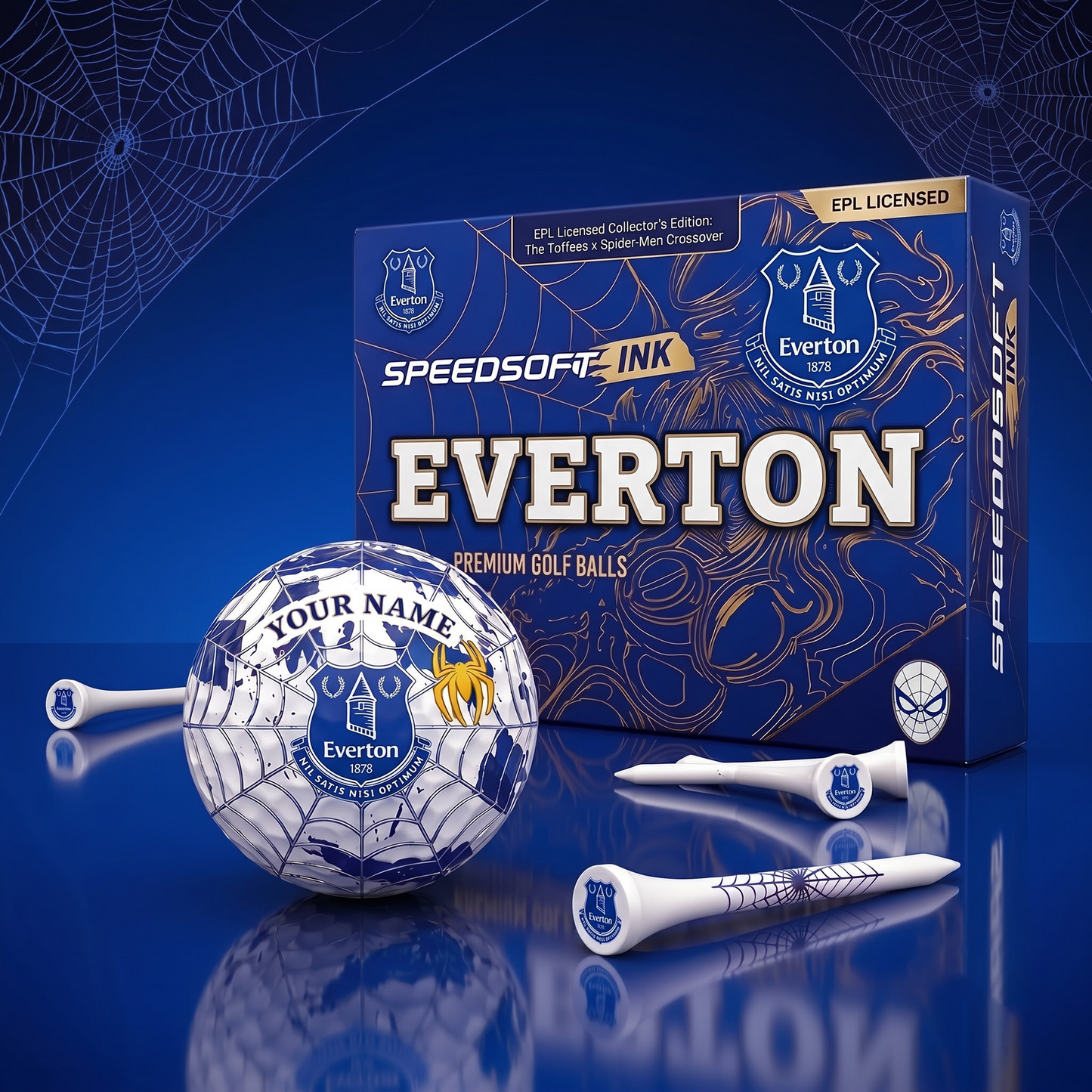 EVE X PREMIUM EPL SPIDER EDITION SPEEDSOFT GOLF BALL SET