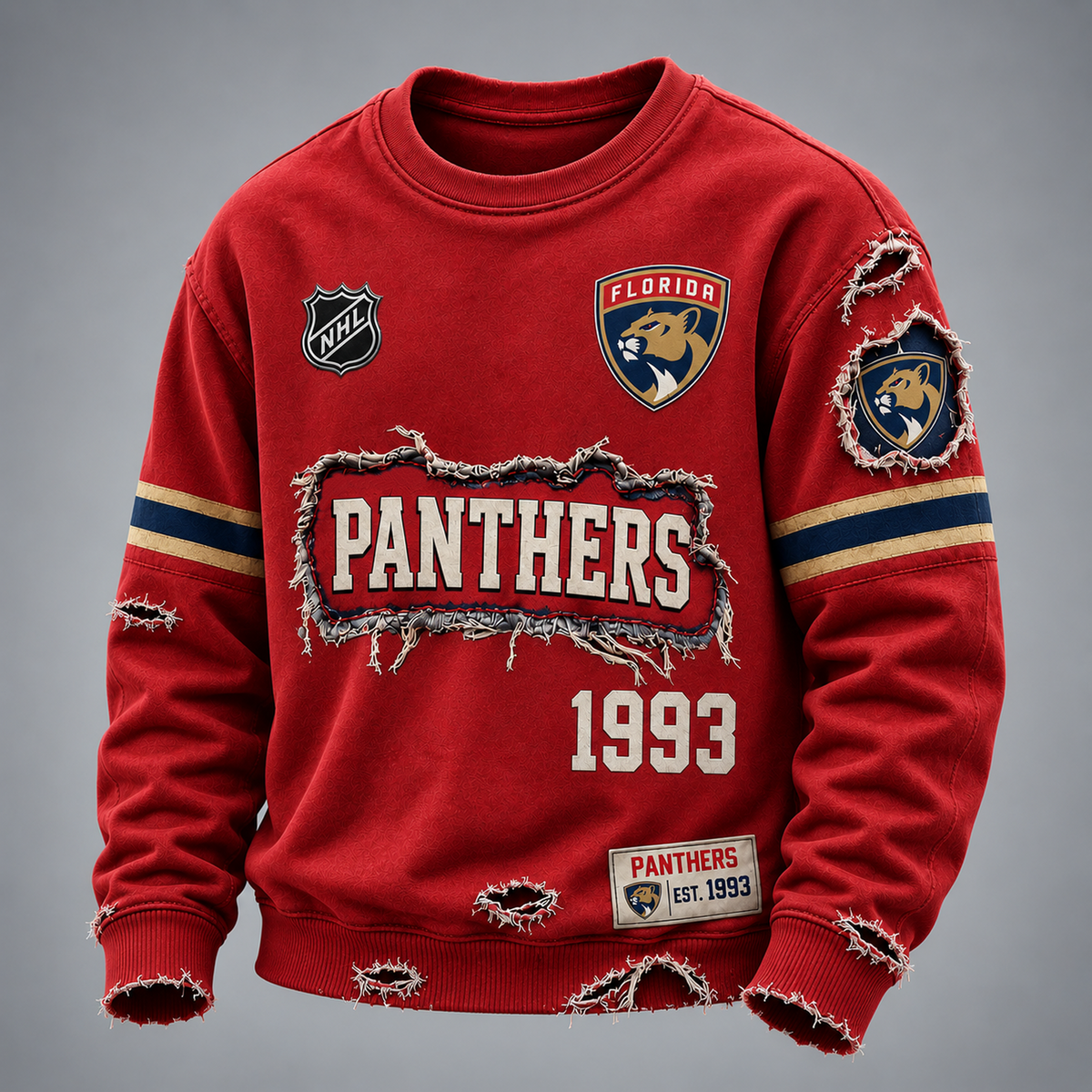 FLA x NHL Distressed Premium Sweatshirt