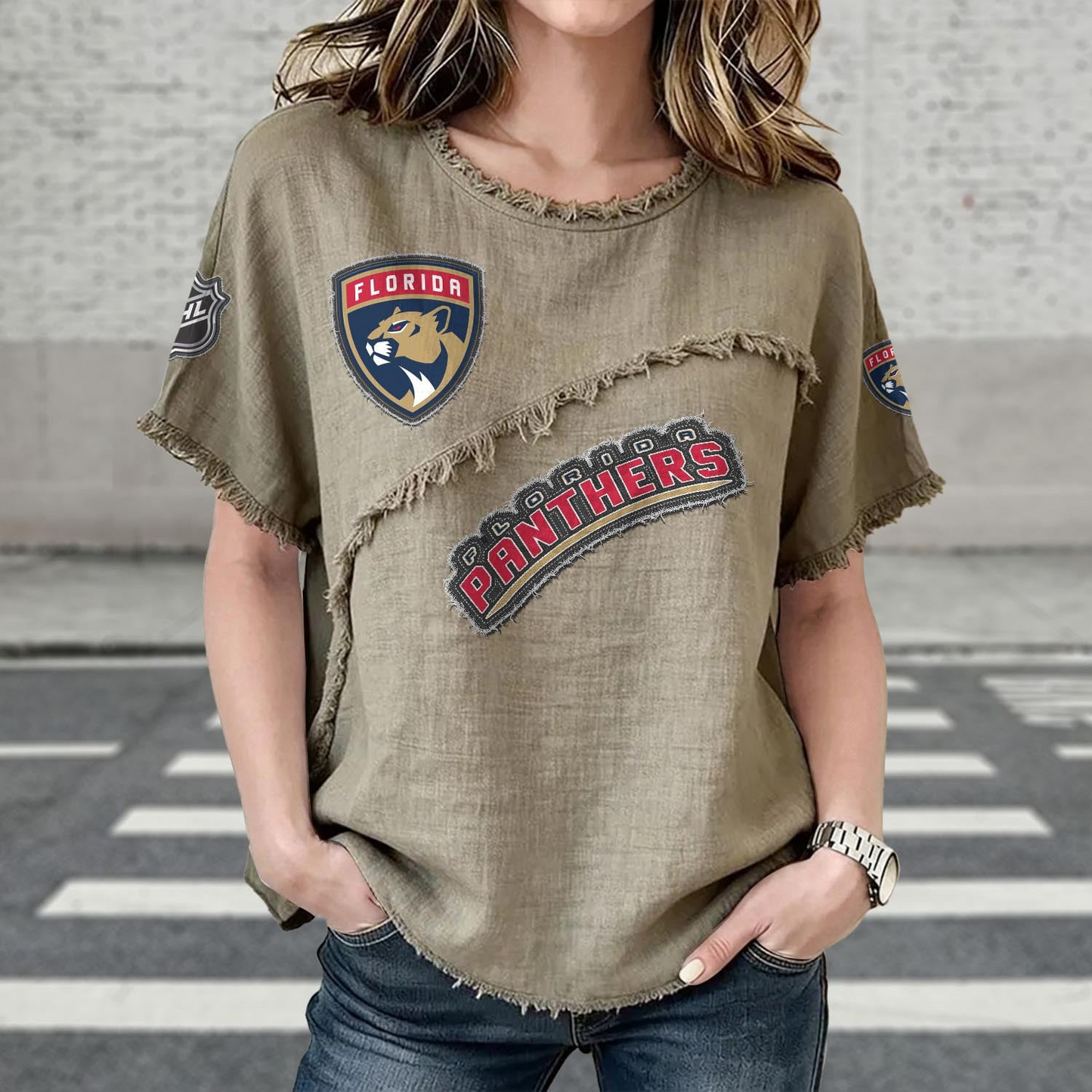 FLA x NHL Women’???s Vintage O-Neck 2905 DatND DVT