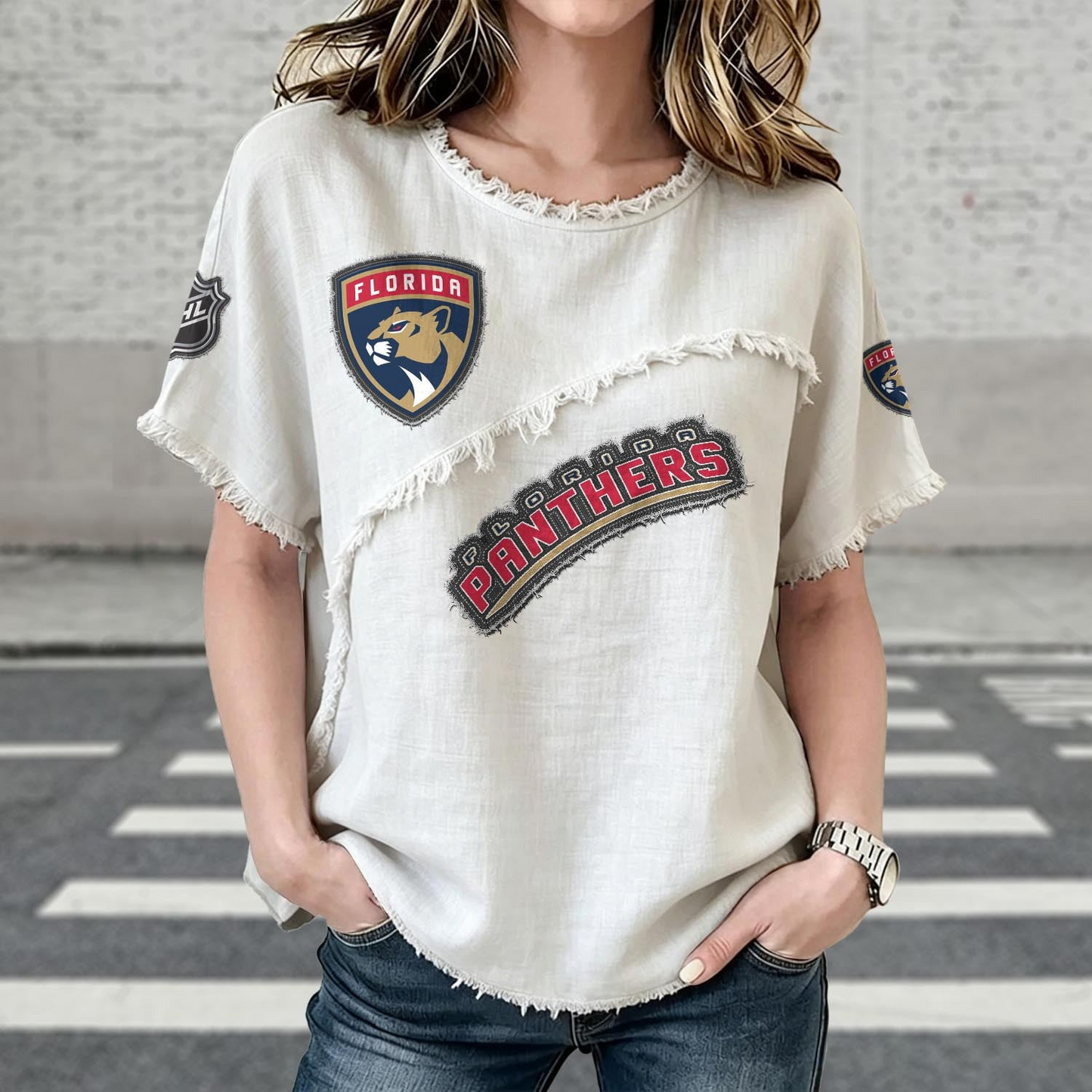 FLA x NHL Women’???s Vintage O-Neck 2905 DatND DVT
