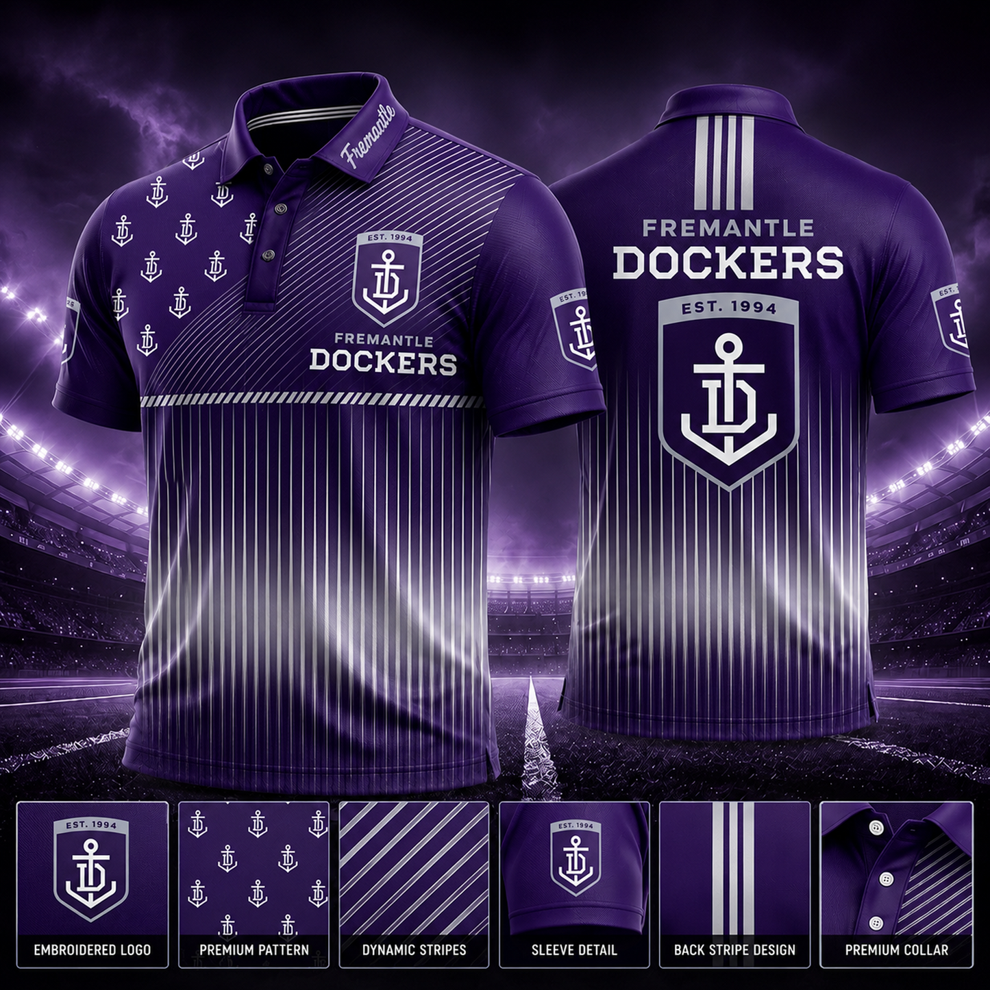 FRE X PREMIUM AFL EXCLUSIVE POLO SHIRT LIMITED EDITION V2