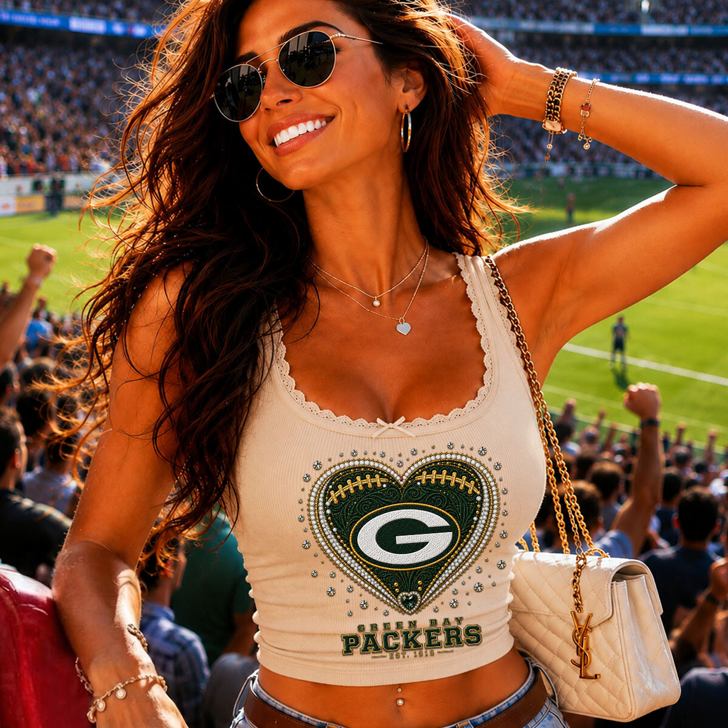 GB x NFL Lace-trim camisole DatND DVT