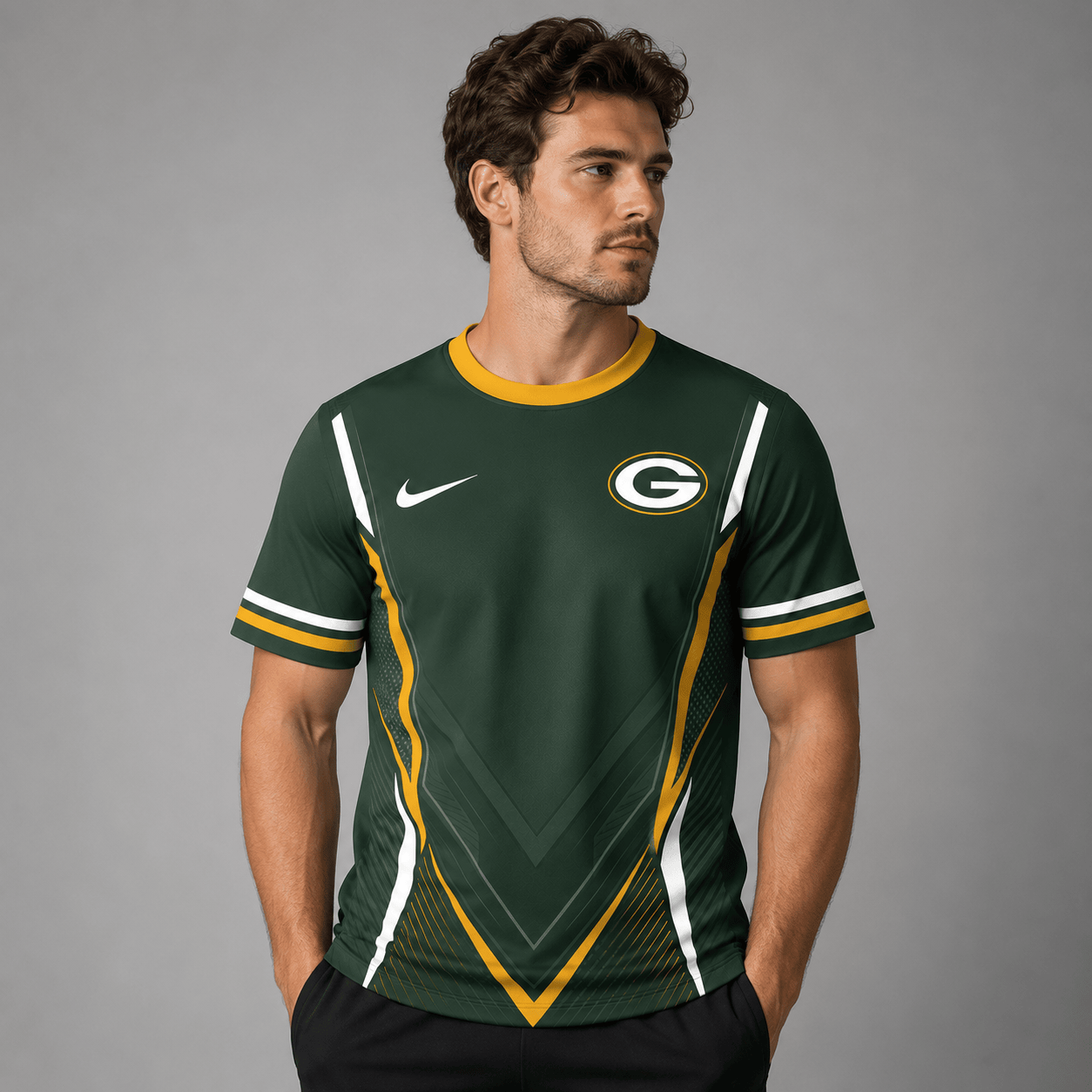 GBP x NFL Custom Name Number Personalized Athletic T-Shirt