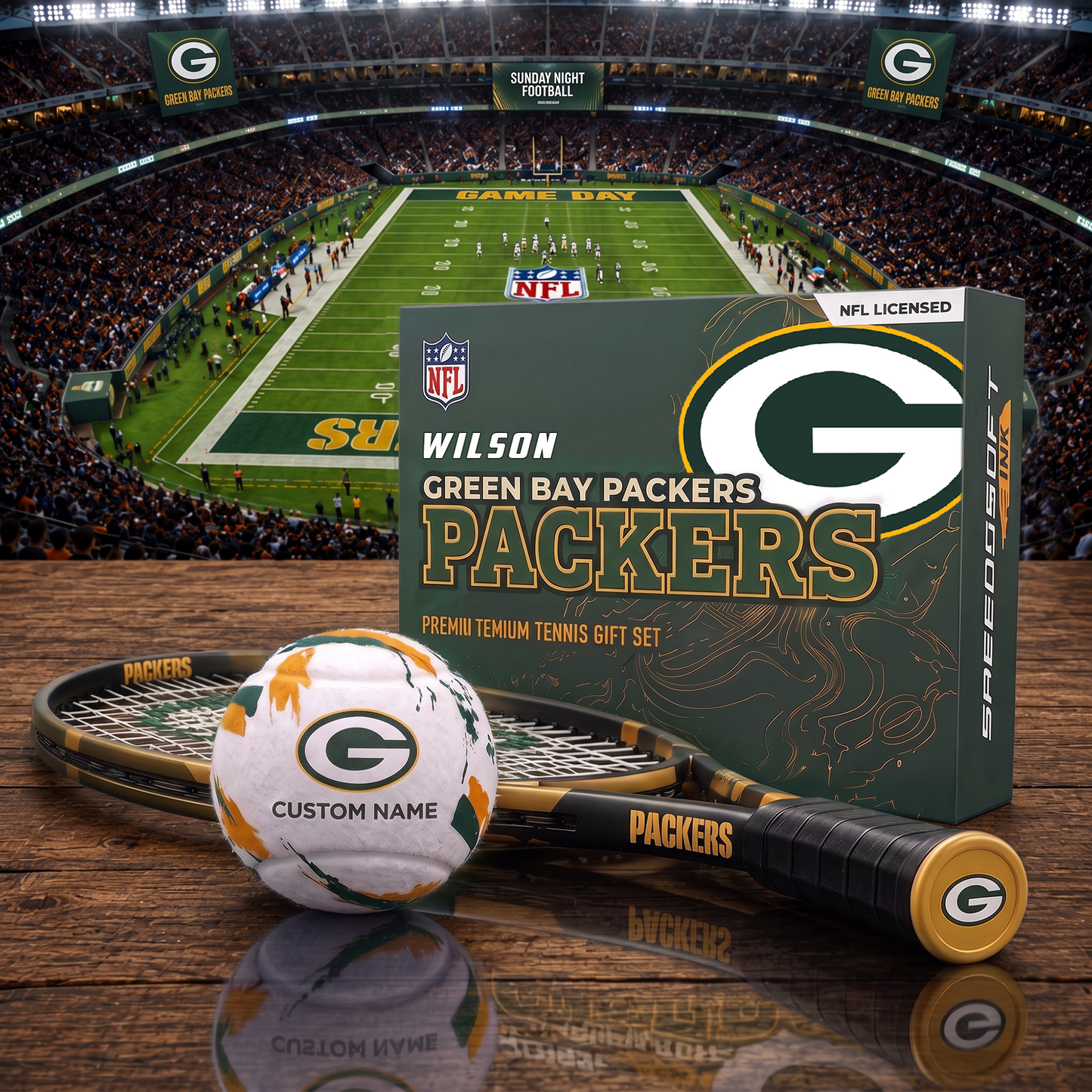 GBP_PREMIUM NFL  EXCLUSIVE PERSONALIZED TENNIS BALL SET LIMITED EDTION