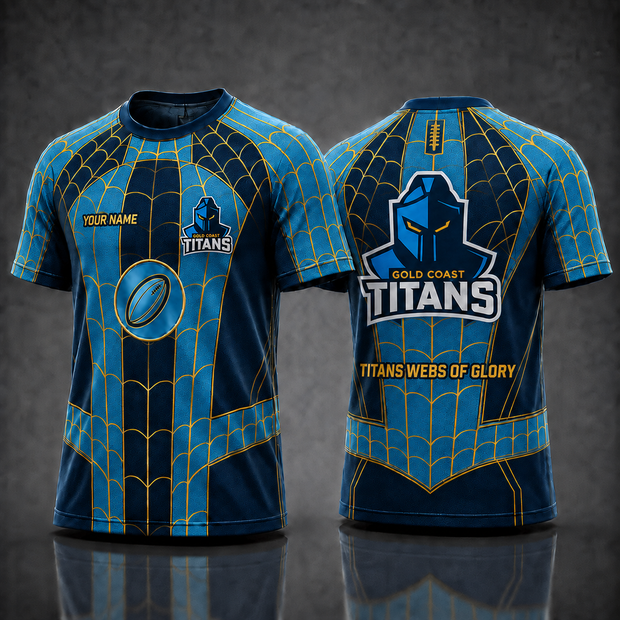 GCT NRL x Spider Personalized T-Shirt – Premium Limited Edition Gift for Football Fans