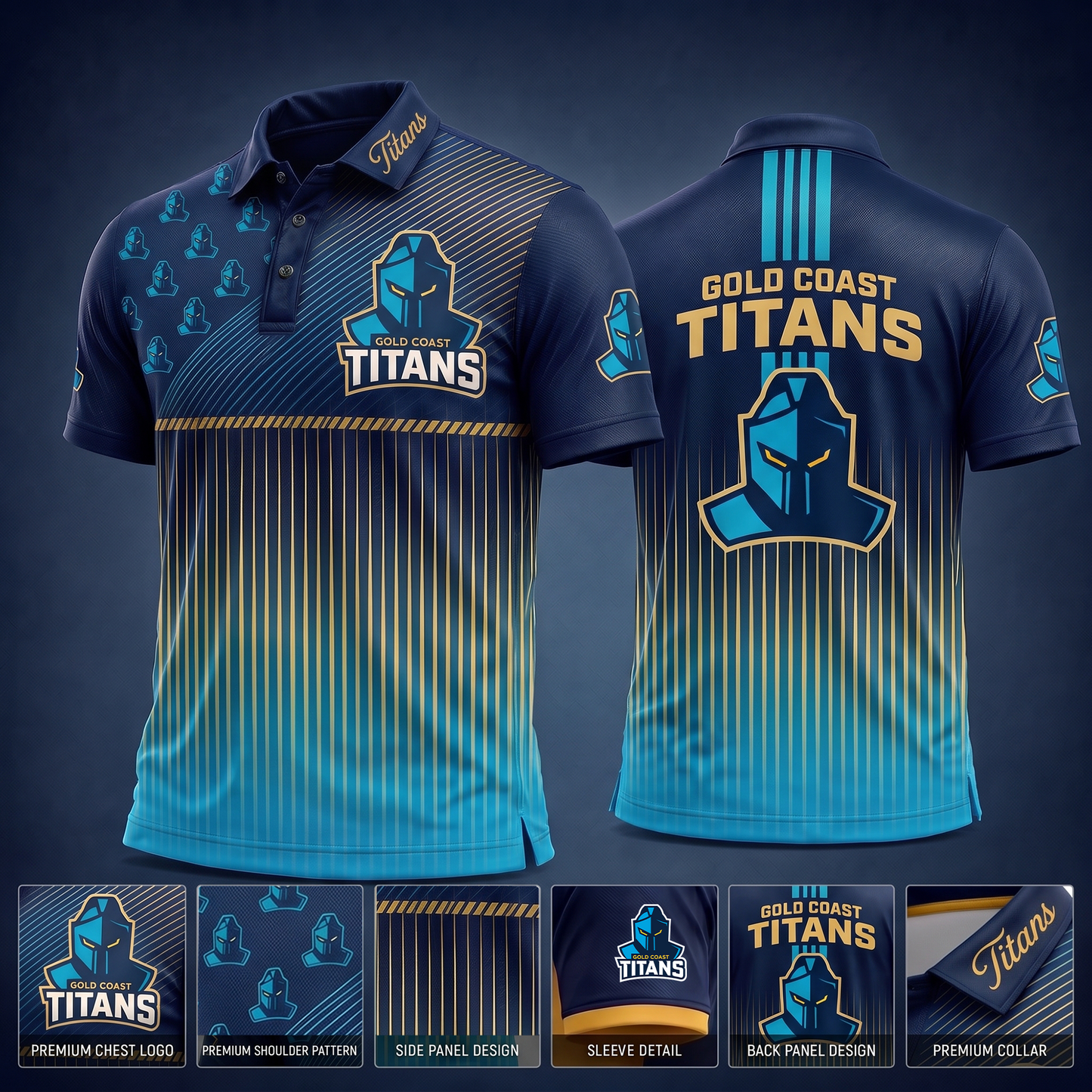 GCT_ PREMIUM NRL EXCLUSIVE POLO SHIRT LIMITED EDITION
