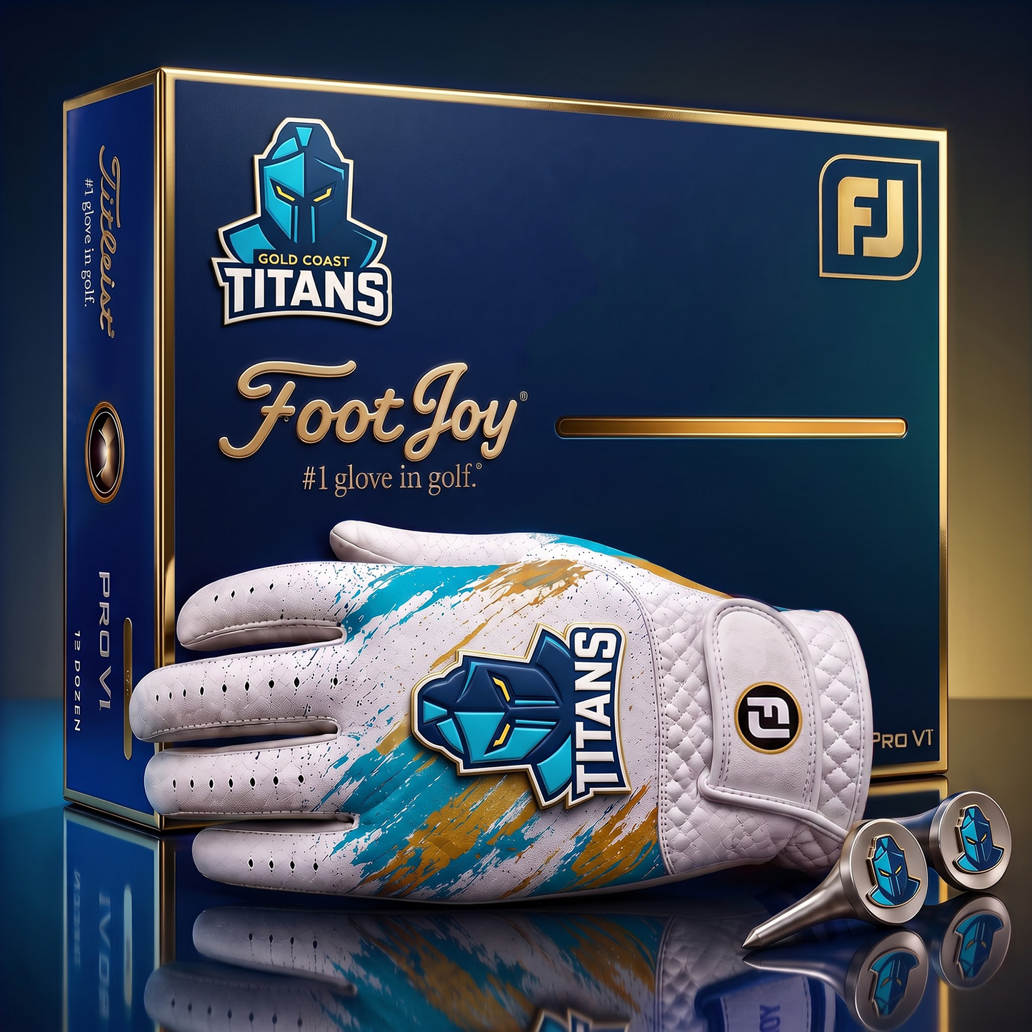 GCT_SIGNATURE NRL DELUXE PERSONALIZED GOLF GLOVE SET LIMITED EDITION