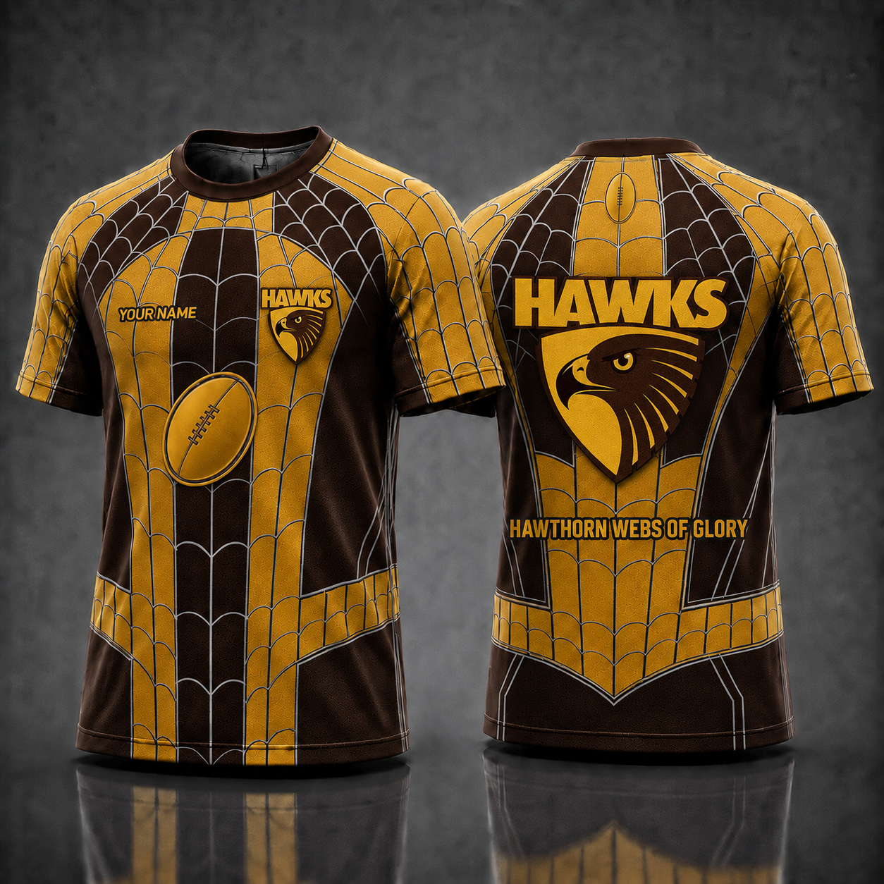 HAW AFL x Spider Personalized T-Shirt – Premium Limited Edition Gift for Football Fans