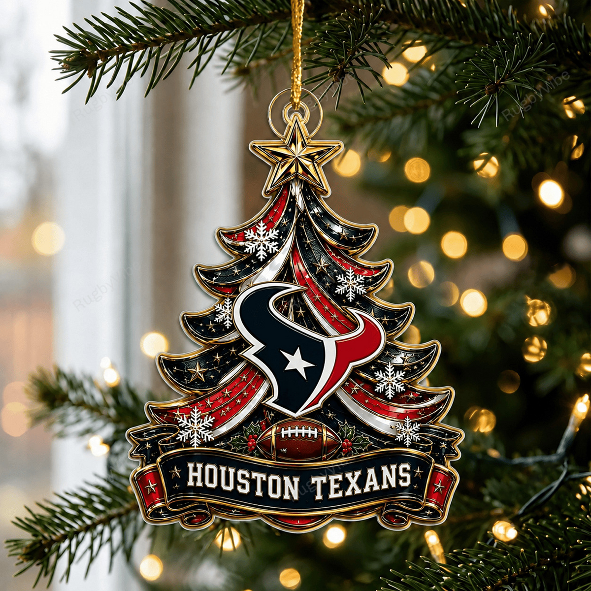 HOU x NFL Acrylic Irregular Pendant