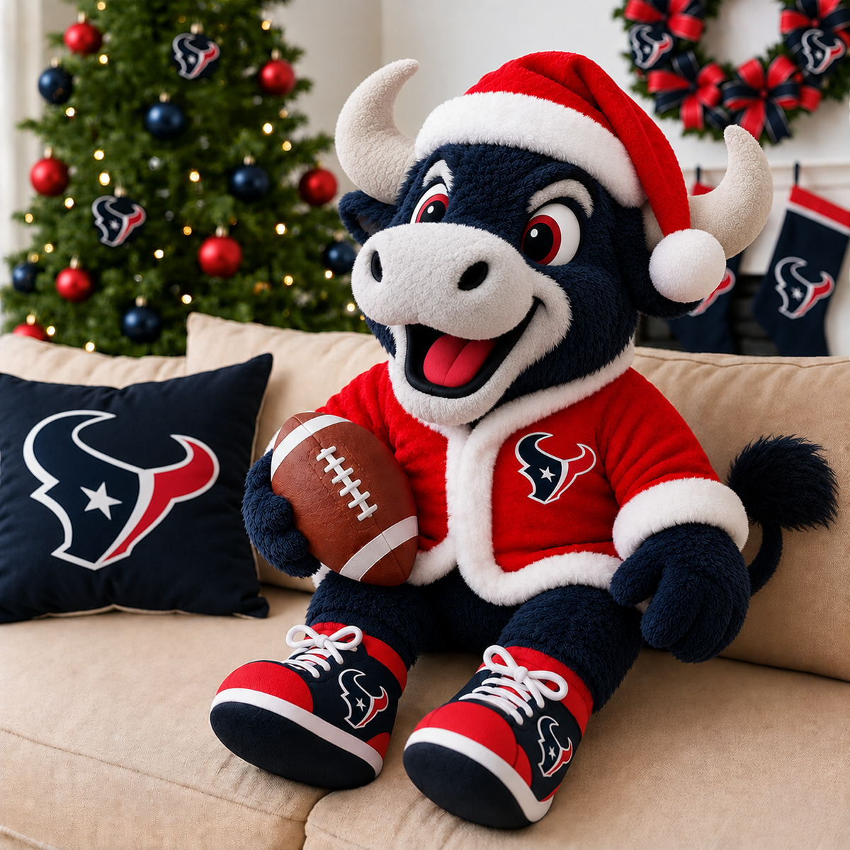 HOU x NFL Luxury Plush Pillows