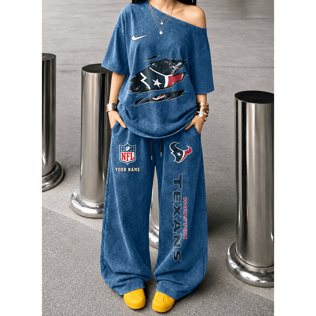 HOU x NFL Relaxed Fit Two Piece Sportswear Set