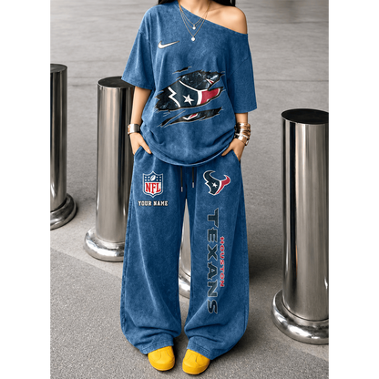 HOU x NFL Relaxed Fit Two Piece Sportswear Set